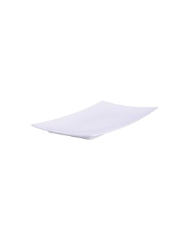 Zestaw 3 tac do serwowania Essenziale Gourmet - Biały, 28 x 17 cm