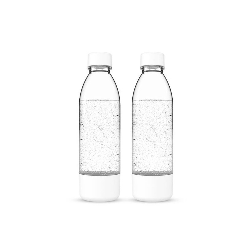 Zestaw dodatkowych butelek do saturatora Dafi PushAir 2x0,7L (białe)