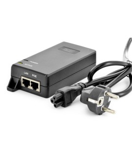 Zasilacz/Adapter PoE+ 802.3at aktywny max. 55V 30W 10/100/1000Mbps