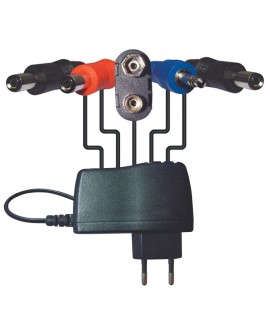 Behringer PSU-HSB-ALL adapter zasilający/ inwentor Wewnętrzna 15 W Czarny