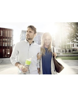 Butelka filtrująca Brita Fill&Go limonkowa + 4 filtry MicroDisc