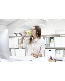 Butelka filtrująca Brita Fill&Go limonkowa + 4 filtry MicroDisc
