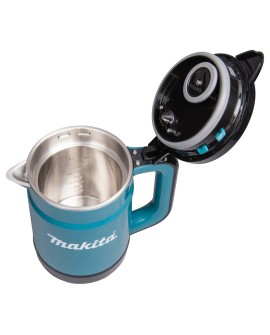 Makita KT001GZ czajnik elektryczny 0,8 l Czarny, Niebieski