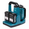 Makita KT001GZ czajnik elektryczny 0,8 l Czarny, Niebieski