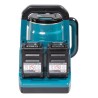 Makita KT001GZ czajnik elektryczny 0,8 l Czarny, Niebieski