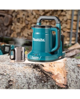 Makita KT001GZ czajnik elektryczny 0,8 l Czarny, Niebieski