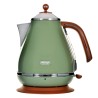 Czajnik elektryczny DeLonghi Icona Vintage KBOV 2001.GR (2000W 1.7l kolor oliwkowy) (WYPRZEDAŻ)
