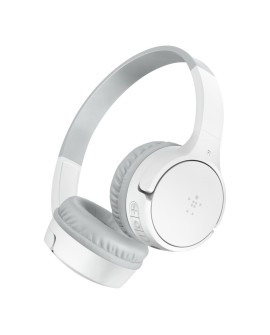 Belkin SOUNDFORM Mini Zestaw słuchawkowy Przewodowy i Bezprzewodowy Opaska na głowę Muzyka Micro-USB Bluetooth Biały