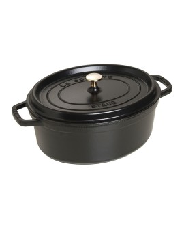 Garnek żeliwny owalny STAUB 40509-319-0 - czarny 5.5 ltr