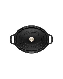Garnek żeliwny owalny STAUB 40509-319-0 - czarny 5.5 ltr