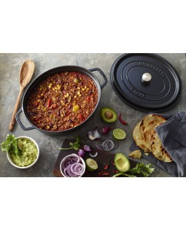 Garnek żeliwny owalny STAUB 40509-319-0 - czarny 5.5 ltr