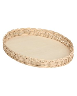 LA PORCELLANA BIANCA MIDOLLINO Wiklinowy kosz na naczynie do tarty 32 cm