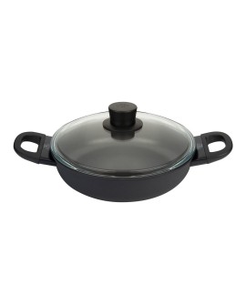 Patelnia BALLARINI Avola głęboka z 2 uchwytami tytanowa 24 cm 75002-922-0
