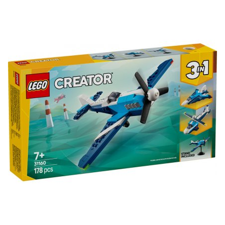 LEGO 31160 CREATOR 3w1 - Statek powietrzny: samolot wyścigowy