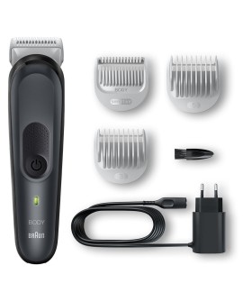 Braun Series 3 BG3350 maszynka do włosów Czarny, Szary