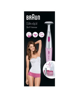 Braun Silk-épil Styler FG1100 trymer do okolic bikini Różowy