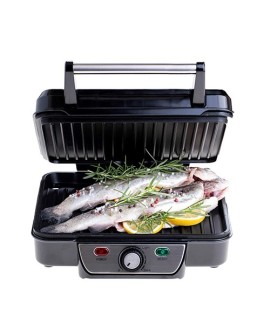Grill Mesko MS 3050 Contact grill, 1800 W, Black/Stainless steel