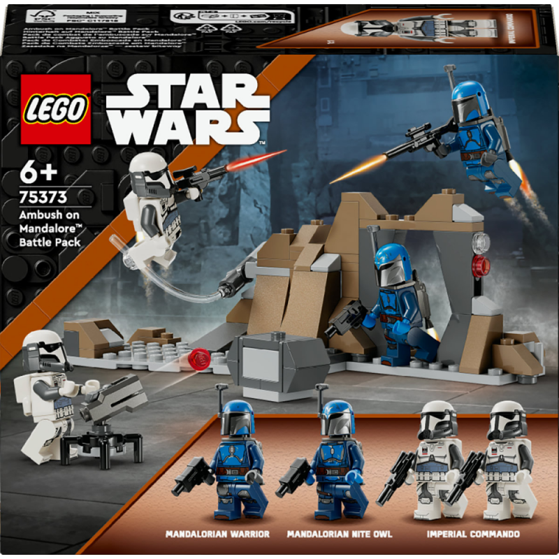 LEGO 75373 STAR WARS - Zasadzka na Mandalorze: zestaw bitewny
