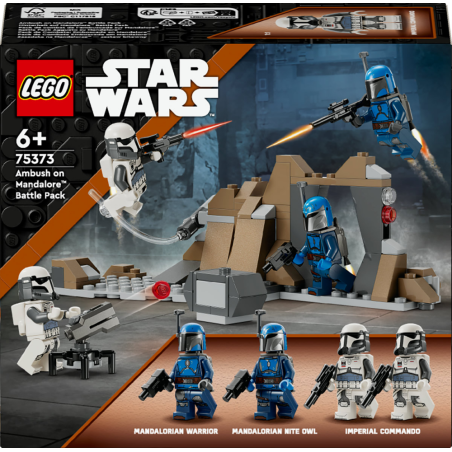 LEGO 75373 STAR WARS - Zasadzka na Mandalorze: zestaw bitewny