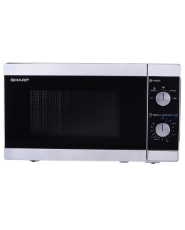Kuchenka mikrofalowa SHARP YC-MS01E-S (800W 20l kolor srebrny)