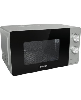 Gorenje MO17E1S kuchenka mikrofalowa Czarny, Stal nierdzewna Mikrofalówka Solo Poza zakresem 17 l 700 W
