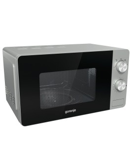 Gorenje MO20E1S Czarny, Stal nierdzewna Mikrofalówka Solo Poza zakresem 20 l 800 W