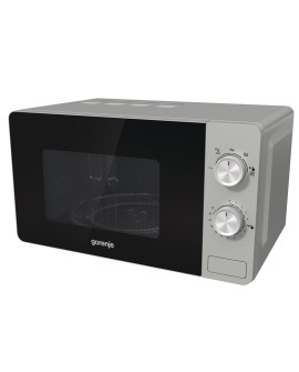 Gorenje MO20E1S Czarny, Stal nierdzewna Mikrofalówka Solo Poza zakresem 20 l 800 W