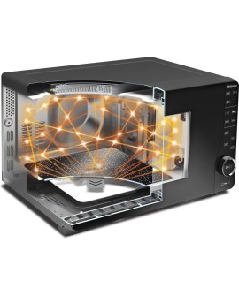 Kuchenka mikrofalowa Whirlpool MWF 420 BL (1100W 25l kolor czarny) (WYPRZEDAŻ)