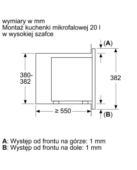Kuchenka mikrofalowa BOSCH BEL620MB3