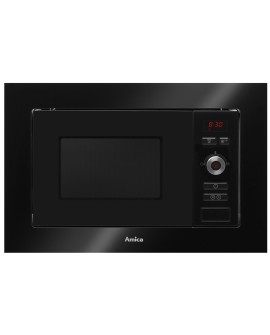 Kuchenka mikrofalowa do zabudowy AMICA AMMB20E1GB czarna