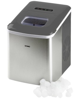 Domo DO9253IB urządzenie do robienia kostek lodu Kostkarka do lodu przenośna 12 kg/24h Stal nierdzewna