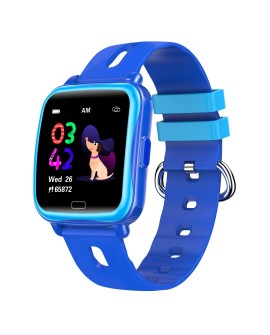 Dziecięcy smartwatch BT Denver z pomiarem niebieski