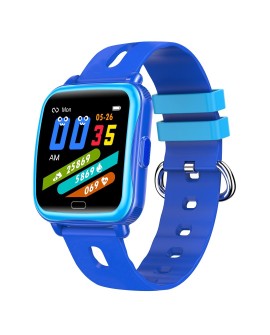 Dziecięcy smartwatch BT Denver z pomiarem niebieski