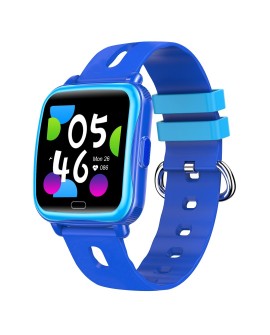 Dziecięcy smartwatch BT Denver z pomiarem niebieski