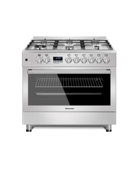 Kuchnia gazowo-elektryczna Ravanson KWGE-K90-6 TOP CHEF (Płyta gazowa Piekarnik elektryczny 900mm)