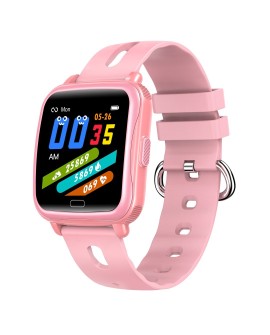 Dziecięcy smartwatch BT Denver z pomiarem różowy