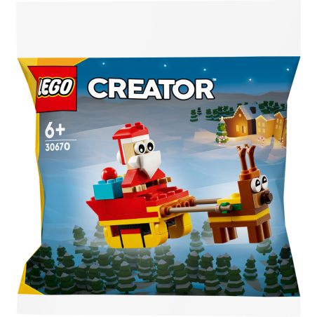 LEGO Creator Przejażdżka saniami Świętego Mikołaja 30670