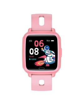 Dziecięcy smartwatch BT Denver z pomiarem różowy