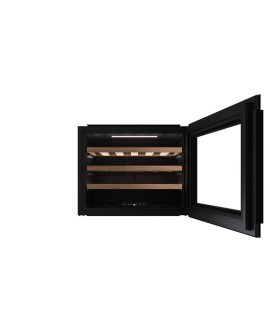 Teka RVI 10024 GBK Termoelektryczna chłodziarka do wina Wolnostojący Czarny 24 butel.
