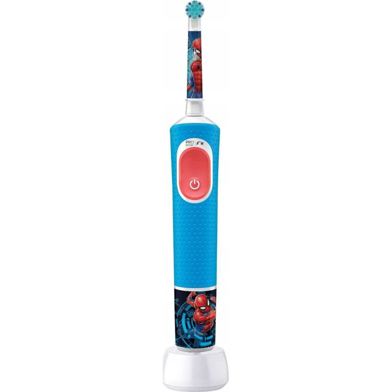 Szczoteczka soniczna BRAUN Vitality Pro Kids 103 Spiderman Blue Niebiesko-biały (D103.413.2K)