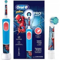 Szczoteczka soniczna BRAUN Vitality Pro Kids 103 Spiderman Blue Niebiesko-biały (D103.413.2K)