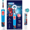 Szczoteczka soniczna BRAUN Vitality Pro Kids 103 Spiderman Blue Niebiesko-biały (D103.413.2K)