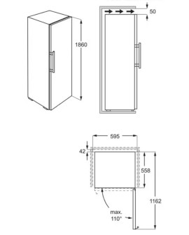 Chłodziarko-zamrażarka ELECTROLUX LNT7ME36K2