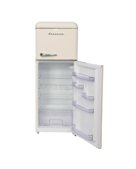 Lodówka Retro Ravanson LKK-210RC (545mm x 1470mm x 585 mm 157l Klasa A++ kremowy)