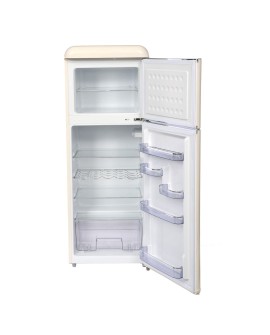 Lodówka Retro Ravanson LKK-210RC (545mm x 1470mm x 585 mm 157l Klasa A++ kremowy)