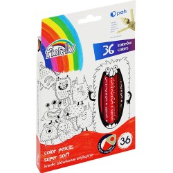 Kredki trójkątne FIORELLO SUPER SOFT