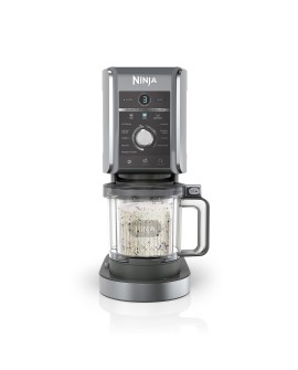 Ninja CREAMi Deluxe Shaker do robienia lodów 2,1 l 800 W Czarny, Szary