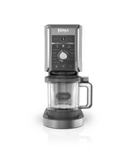 Ninja CREAMi Deluxe Shaker do robienia lodów 2,1 l 800 W Czarny, Szary