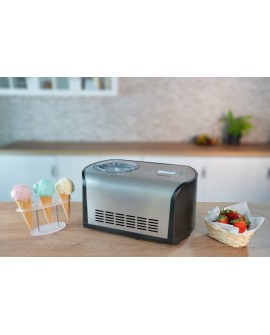 Unold 48865 maszyna do lodów Kompresor ro robienia lodów 1,2 l 135 W Czarny, Stal nierdzewna