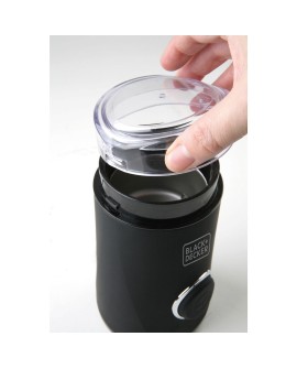 Młynek elektryczny do kawy BLACK+DECKER BXCG150E ES9080010B (150W udarowy kolor czarny) (WYPRZEDAŻ)